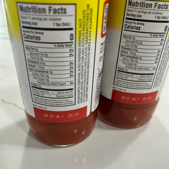 Texas Pete Original Hot Sauce, Gluten Free, 16 Fl Oz ( 2 Pack ) - Picture 3 of 3